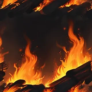 background on fire