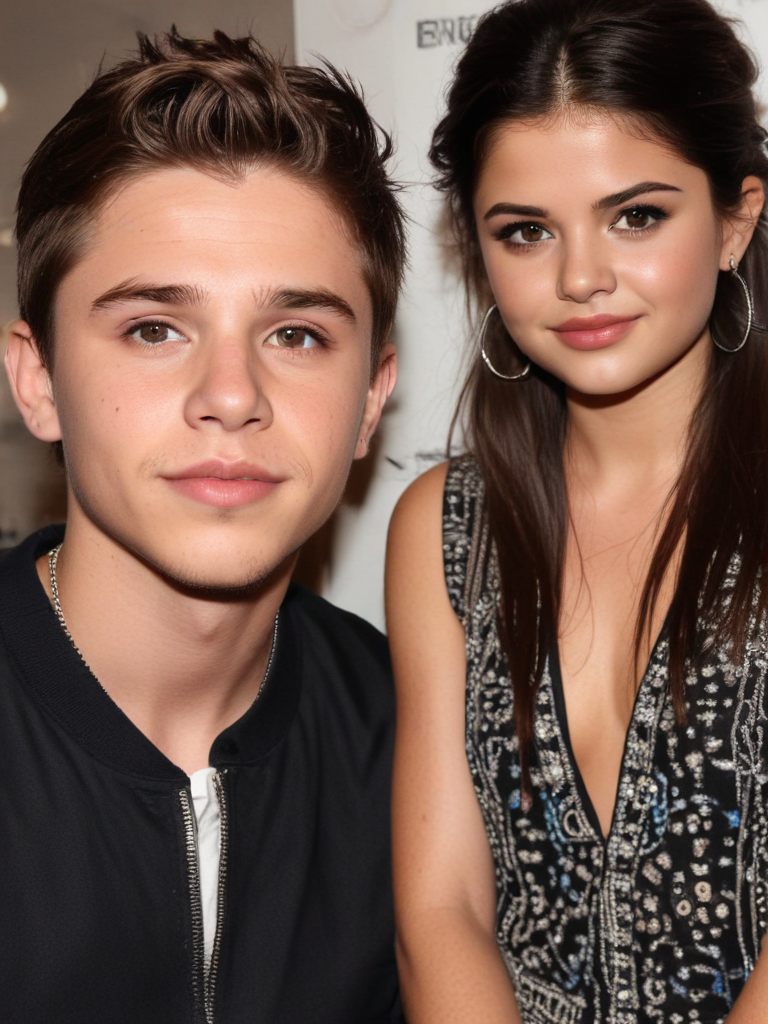 brooklyn beckham and selena gomez