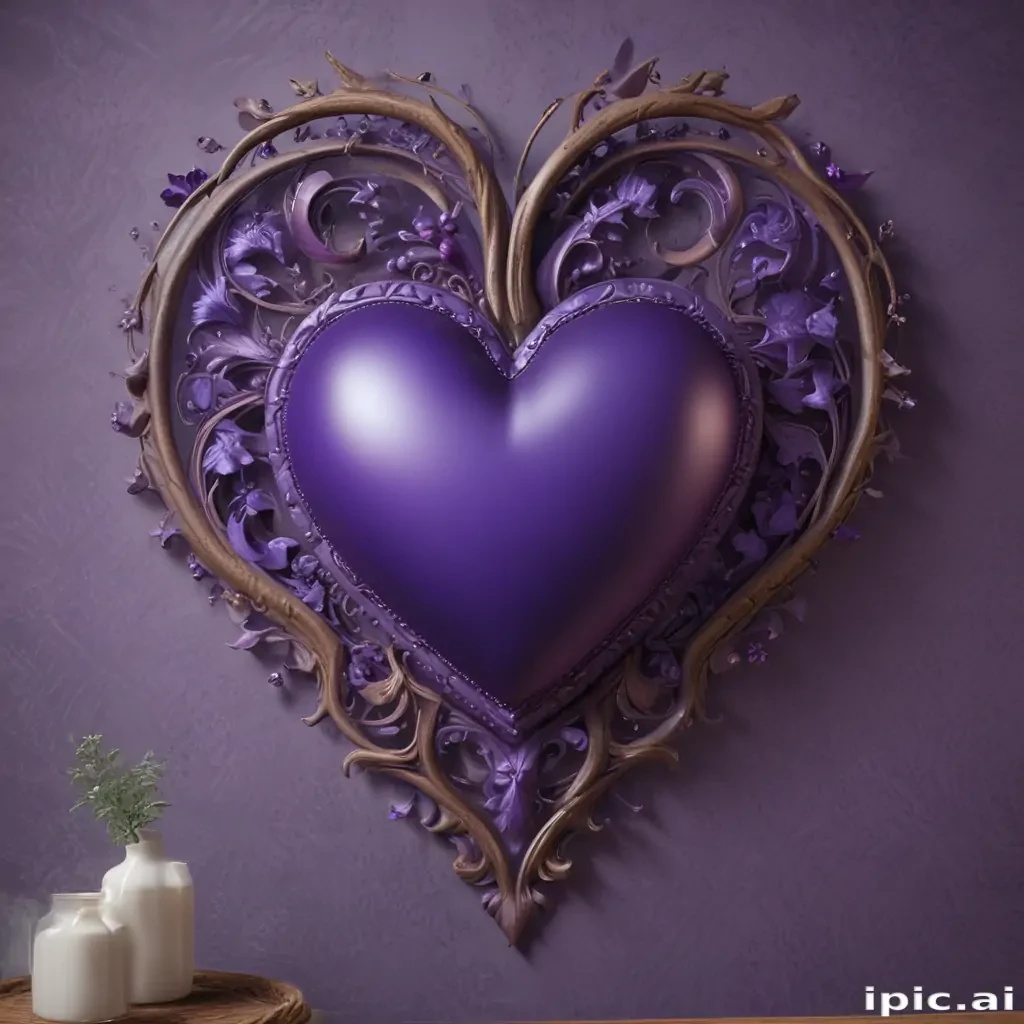 wallpaper purple heart
