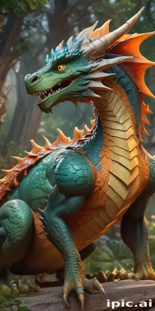 cartoon of a dragon