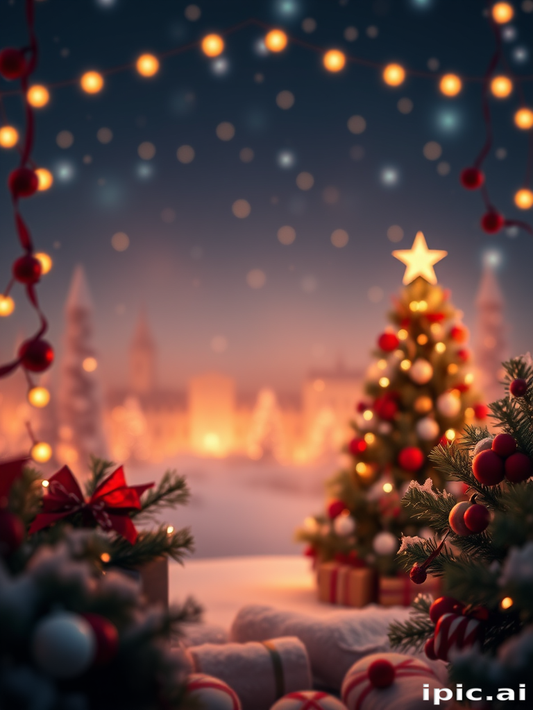 christmas background frame