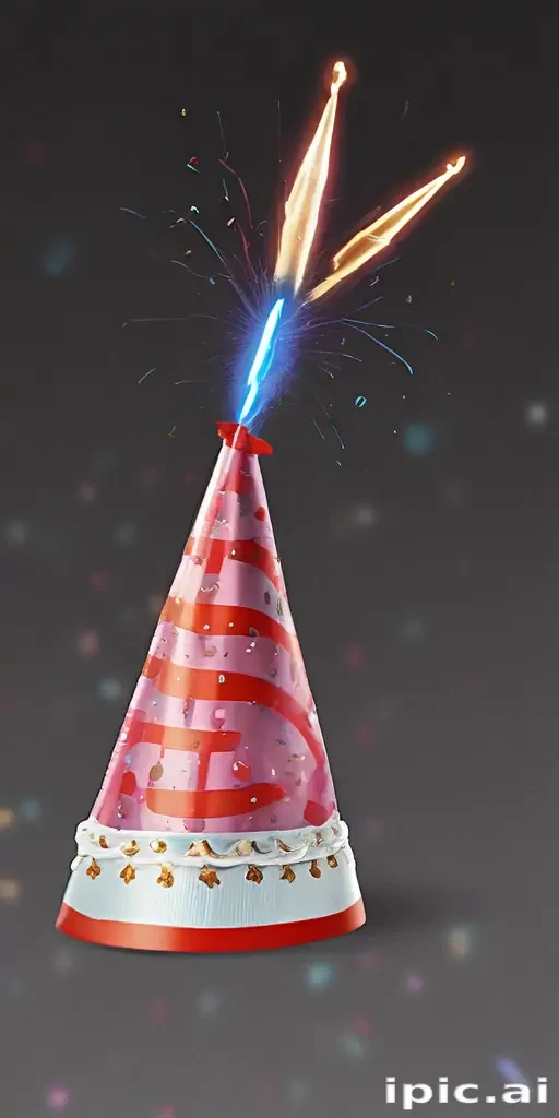 transparent background birthday hat