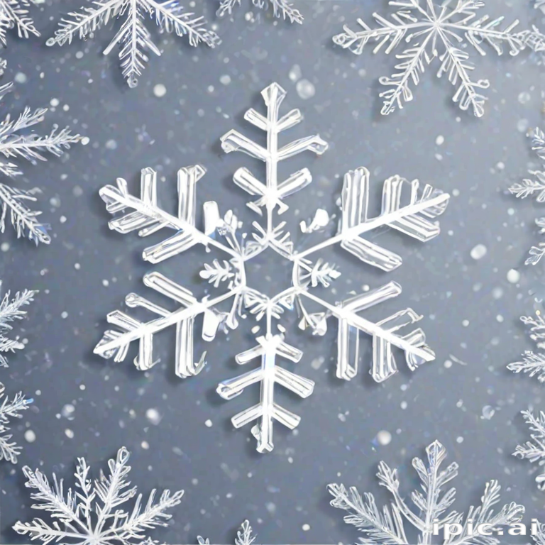 transparent background snowflake clipart