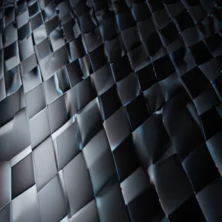 black checkered background