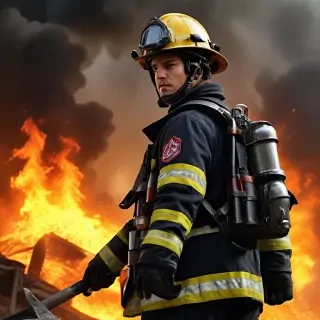 wallpaper fireman