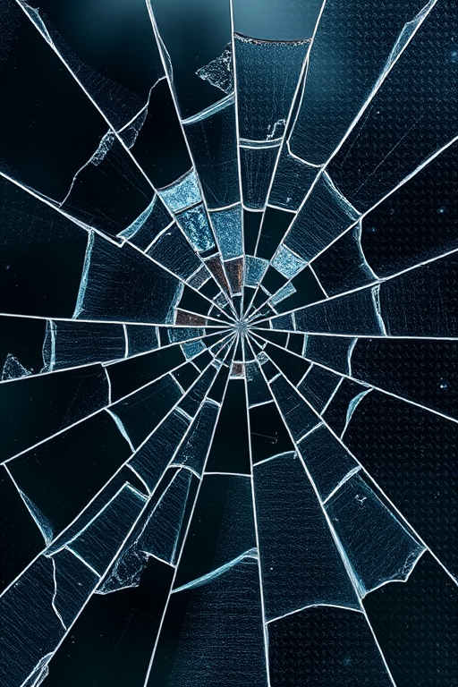 wallpaper broken glass