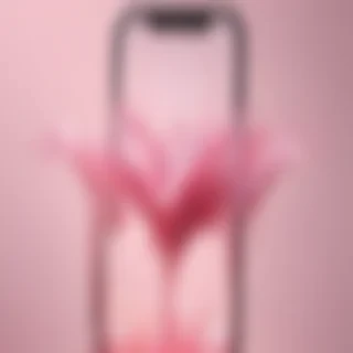 light pink phone wallpaper
