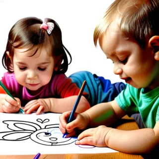 kids drawing