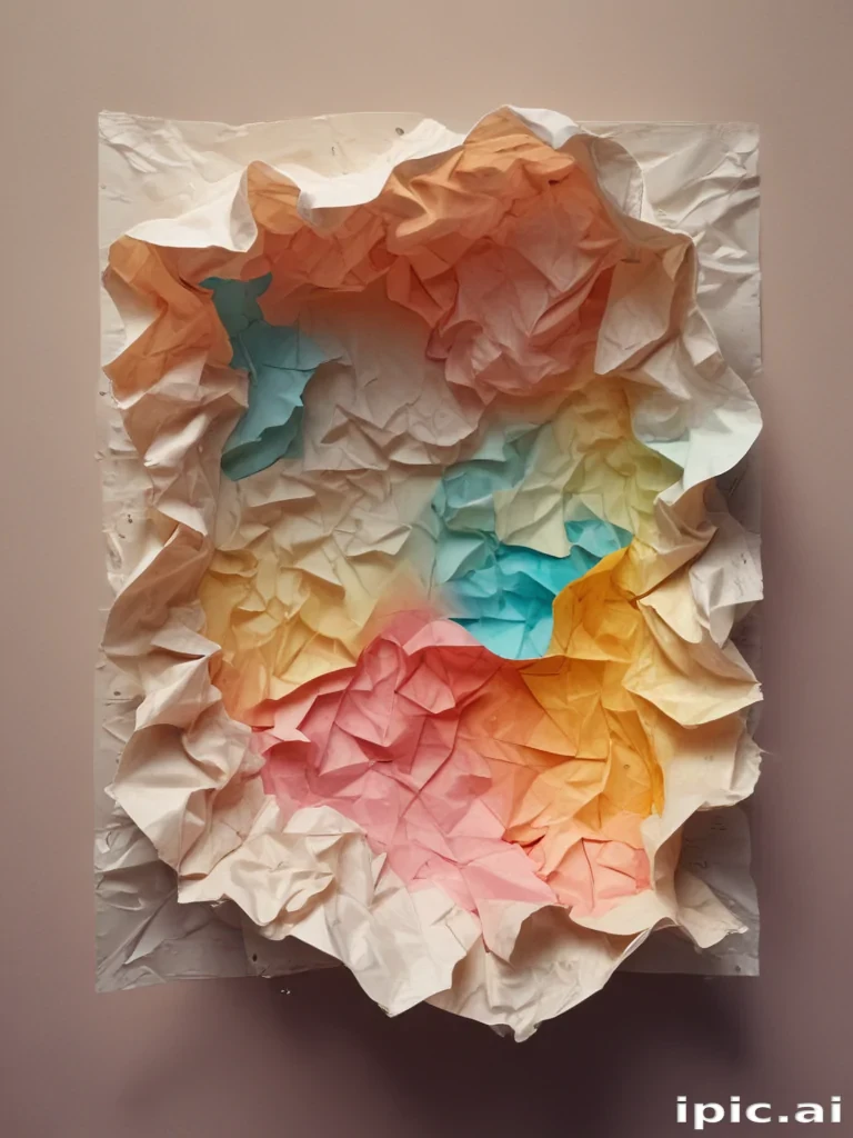 crumpled paper overlay