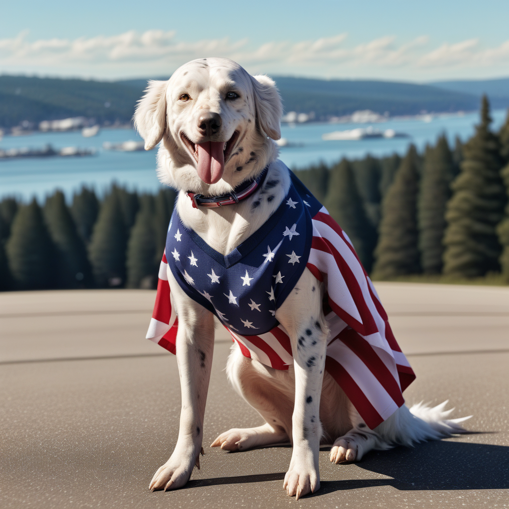 american eagle dog
