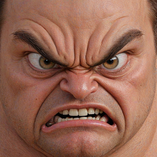 angry face