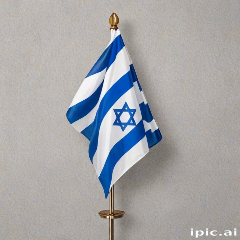 transparent israel flag