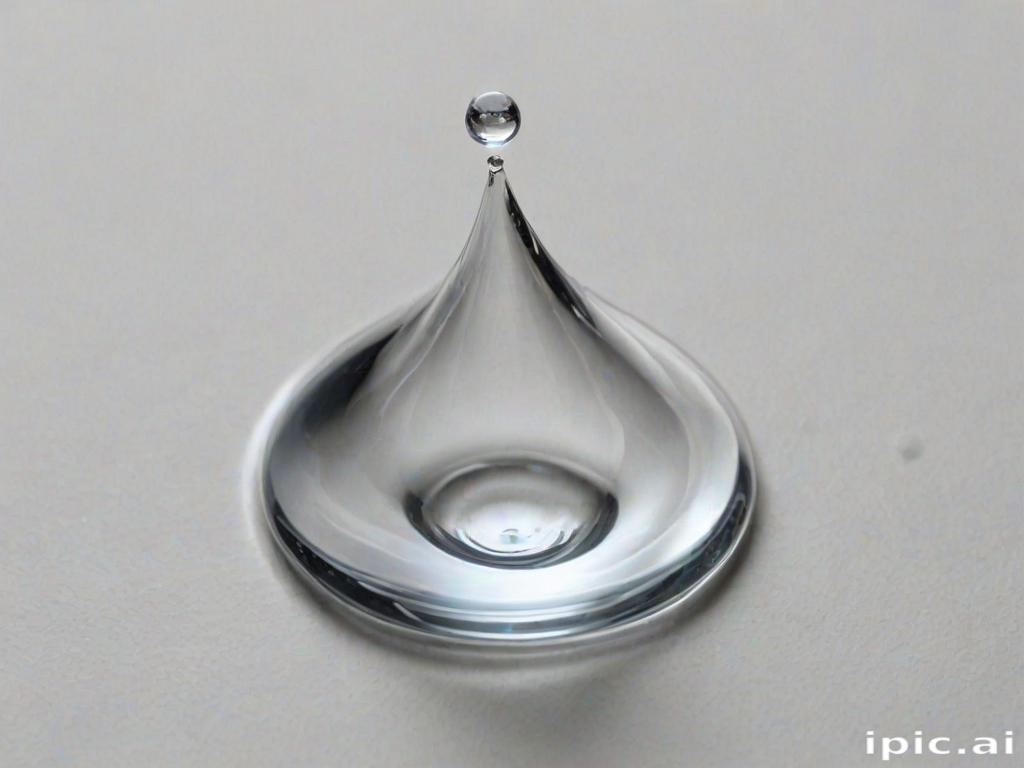 transparent water drop