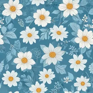 flower background blue