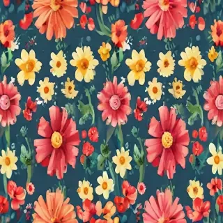 pixel flowers