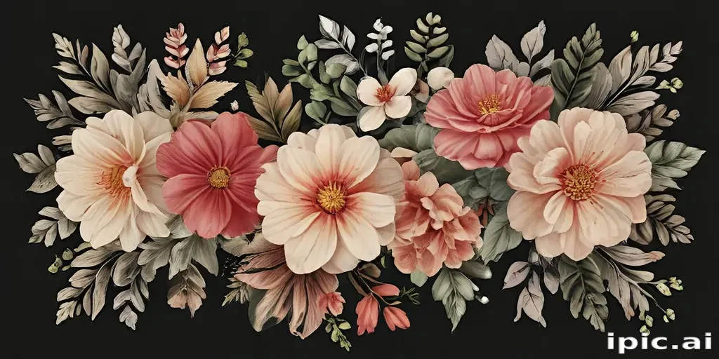 vintage flower png