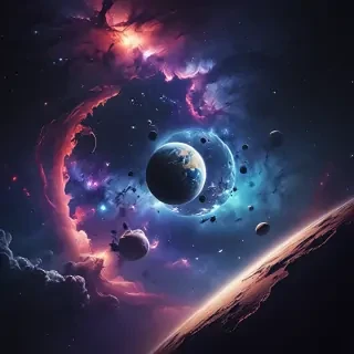 space wallpaper iphone