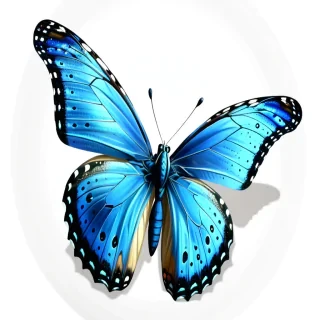 blue butterfly png