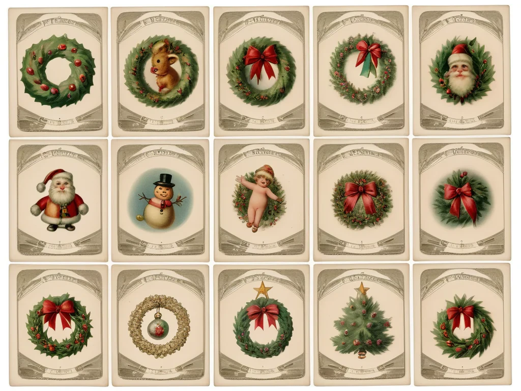 free vintage printables christmas