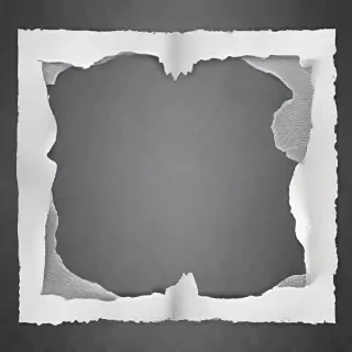 ripped paper transparent