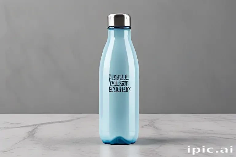 water bottle mockup