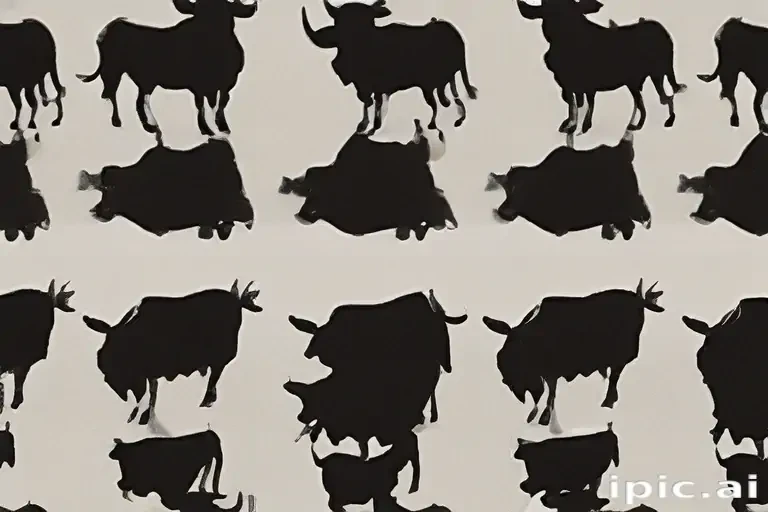cow silhouette