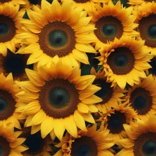 aesthetic sunflower background