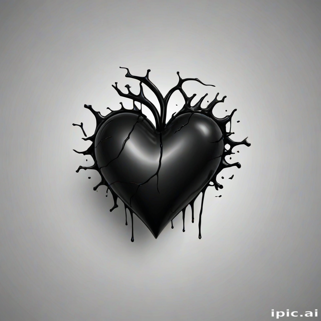 black heart pic