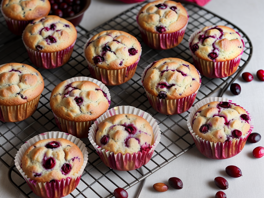 cranberry muffins with dried cranberries