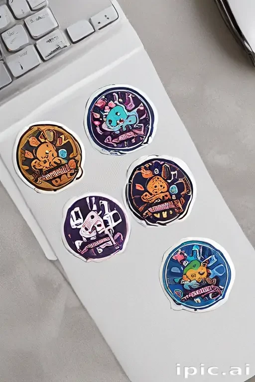 stickers mockup