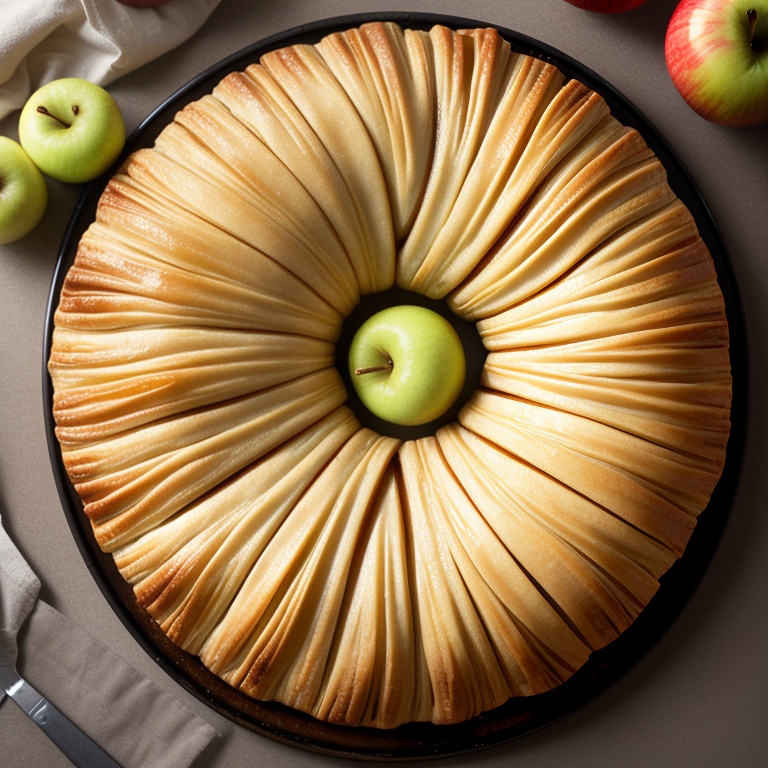 upside down apple puff pastry