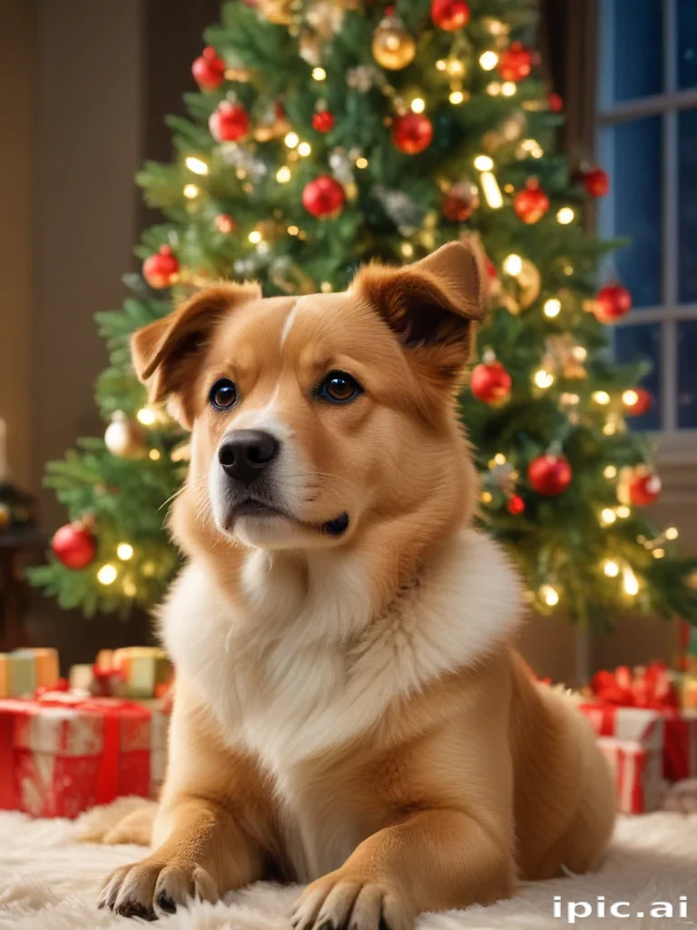 christmas dog backgrounds