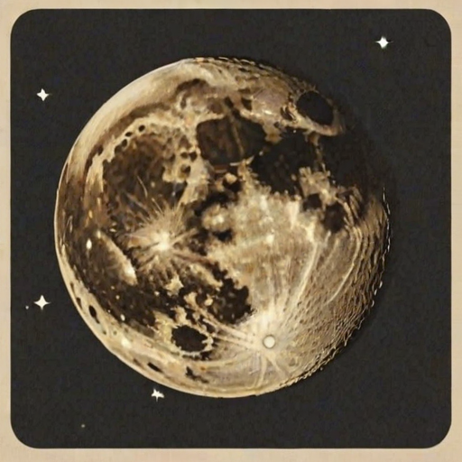 vintage moon