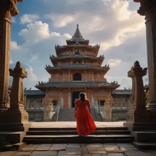 temple background