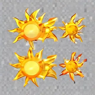 sun clipart transparent