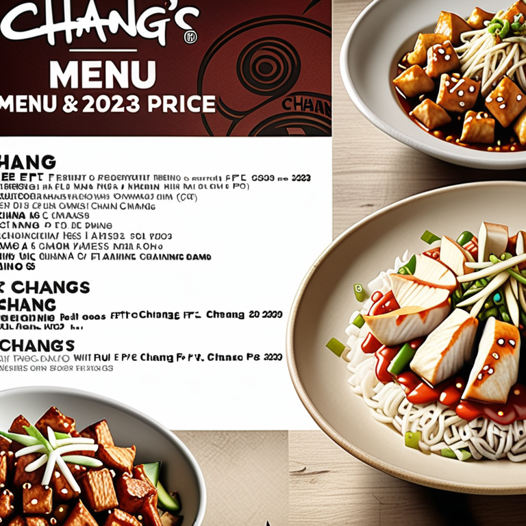 p.f. chang's menu with prices 2023 with pictures