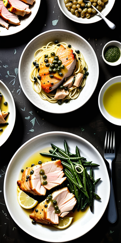 what to eat with chicken piccata