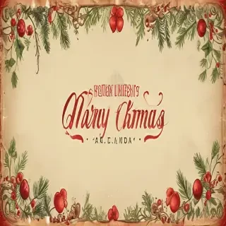 vintage merry christmas