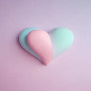 pastel heart wallpaper