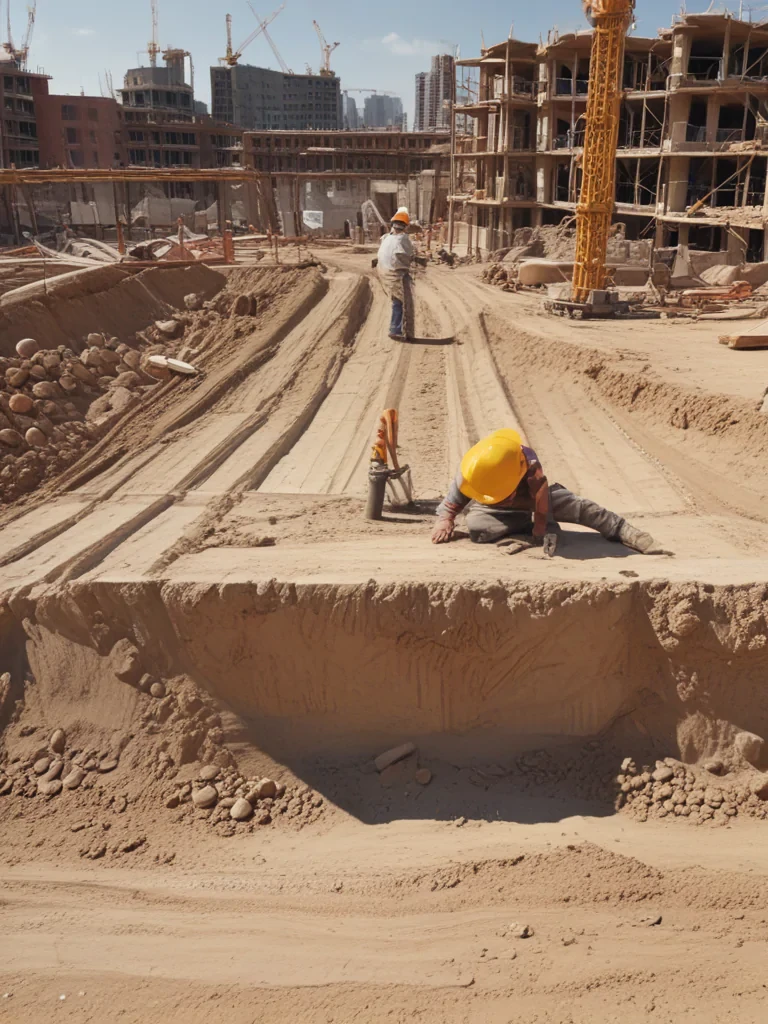 construction site background