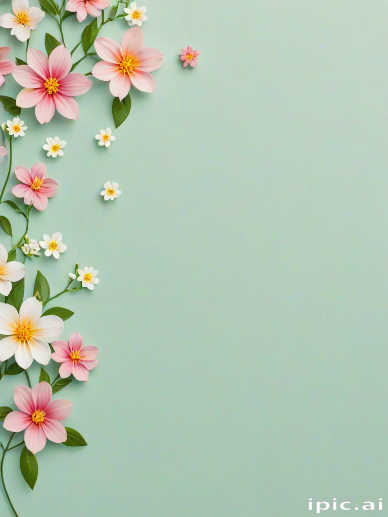 simple flower background