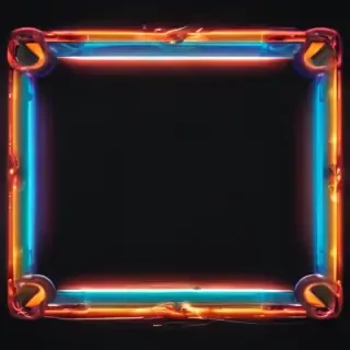 neon frame png
