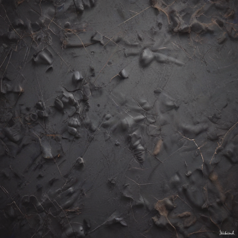 Abstract Texture of Dark Surface with Intricate Patterns and Subtle ...