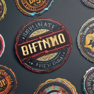 stickers mockup
