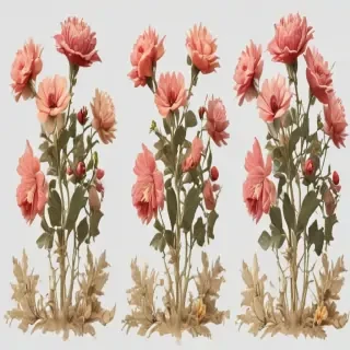 aesthetic flowers png