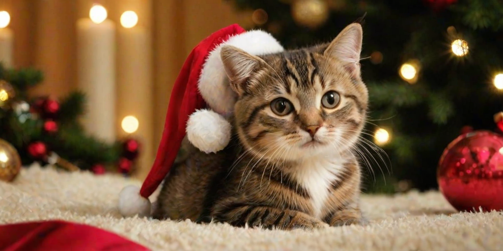 merry christmas cats images