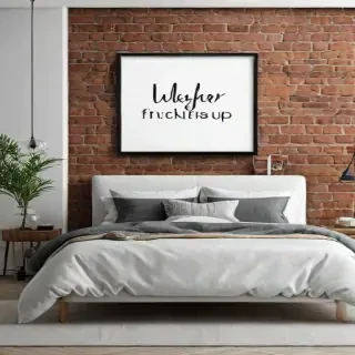 mockup wall art
