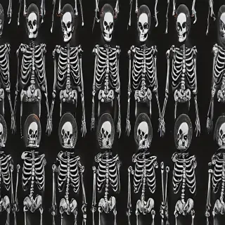 skeleton background