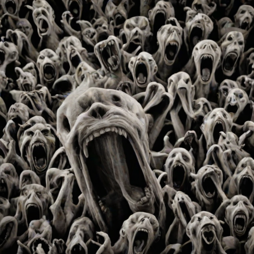 screaming background