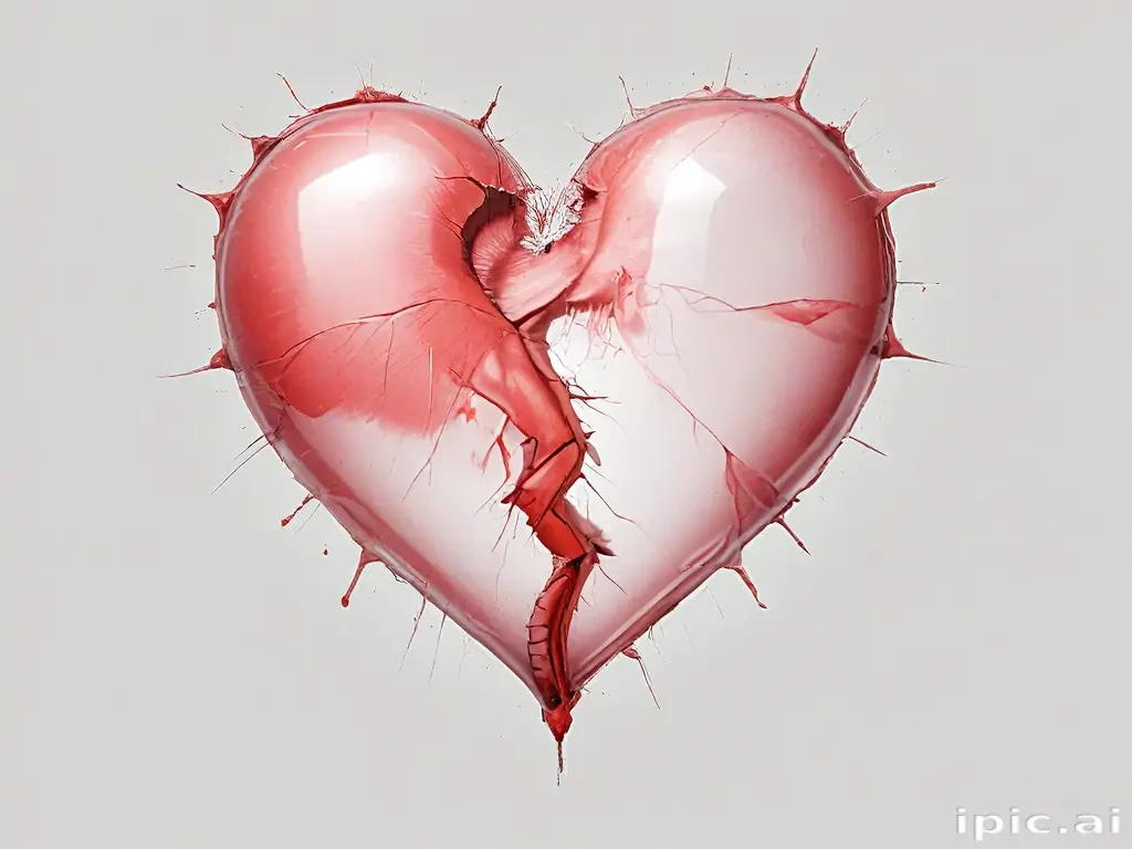 broken heart transparent